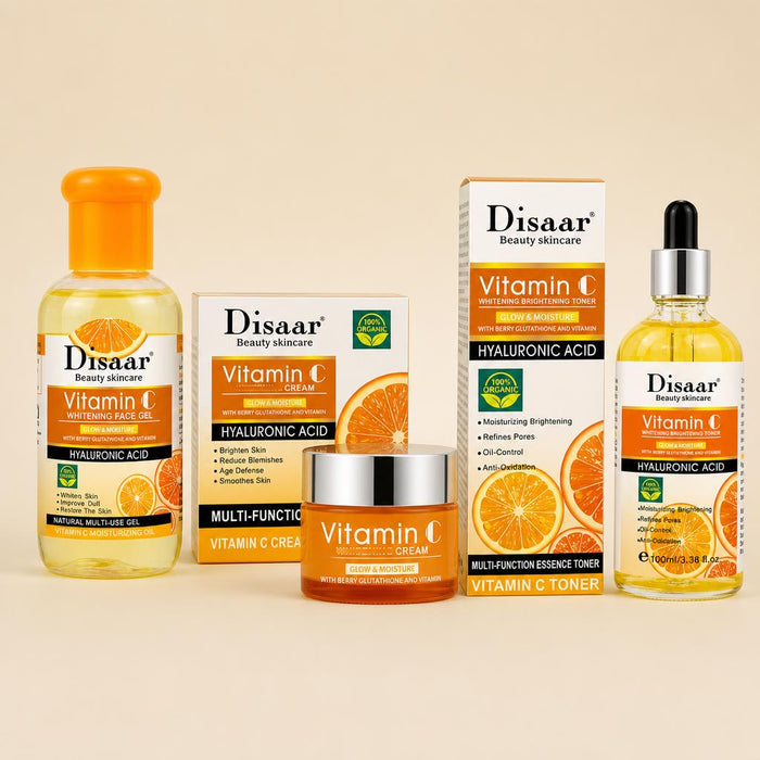 Pack Vitamina C Disaar Skincare MixMart — fondo crema